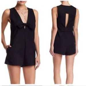 LOWEST Free People Daisy black romper
